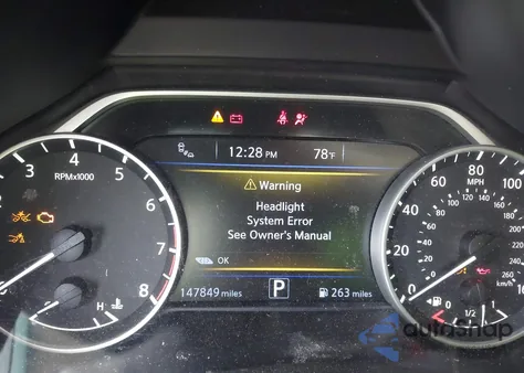 2020 Nissan Murano Sv Fwd из США, поврежденный, VIN 5N1AZ2BJ8LN113547